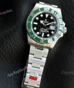 VS Factory Rolex Submariner Green Ceramic Bezel 41mm Cal.3235 Movement Black Watch